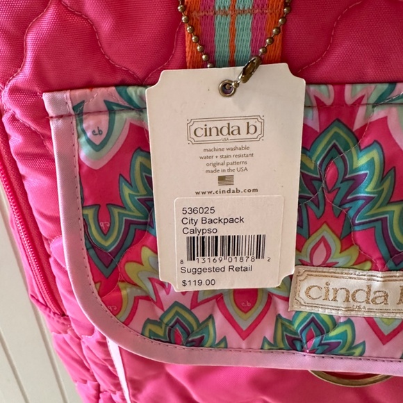 Cinda B - City Backpack in Barbie Pink! - Picture 2 of 4